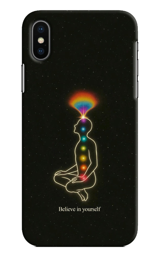 Believe in yourself iPhone X Back Cover