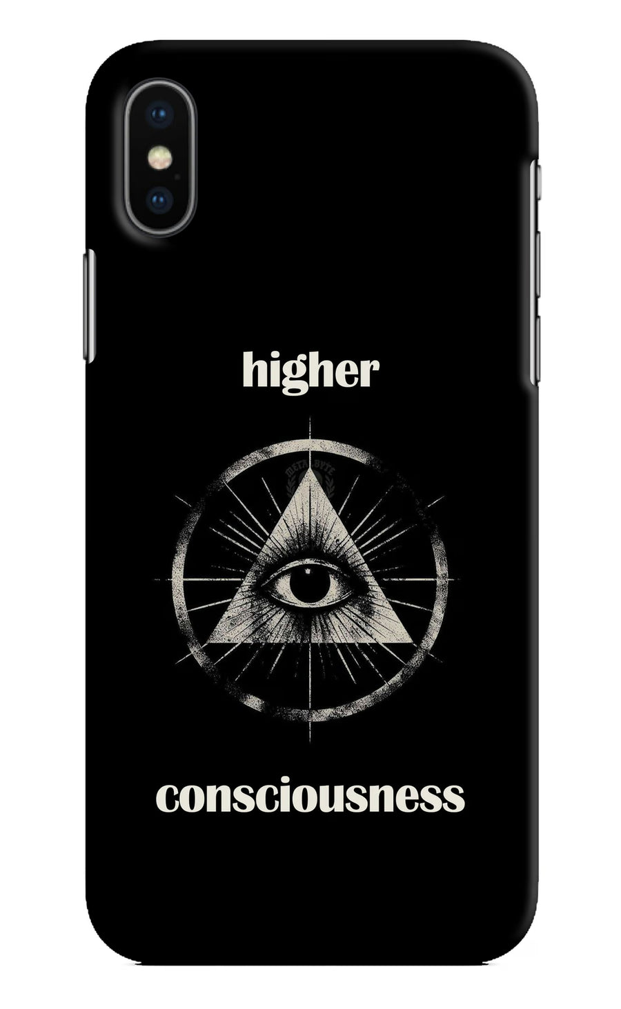 Illuminati Eye iPhone X Back Cover, Hard case