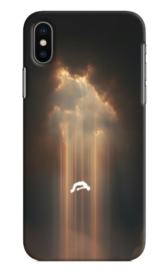 Heavenly Beam iPhone X Back Cover