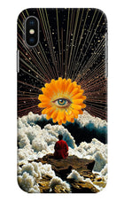 Cosmic Flower iPhone X Back Cover