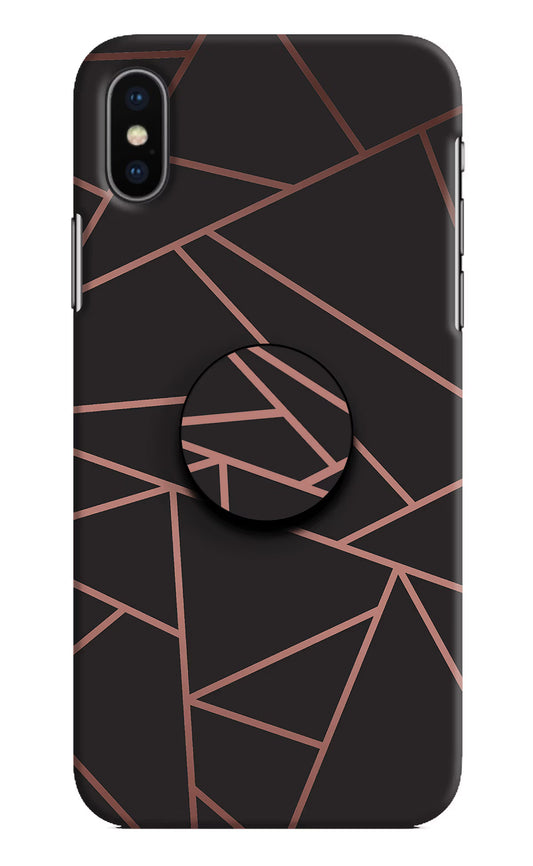Geometric Pattern iPhone X Pop Case by Casekaro