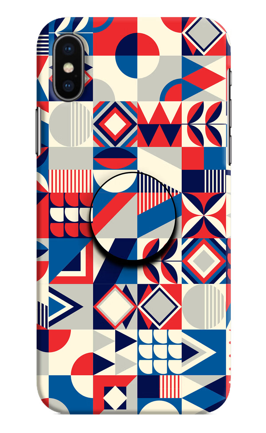 Colorful Pattern iPhone X Pop Case, Hard case