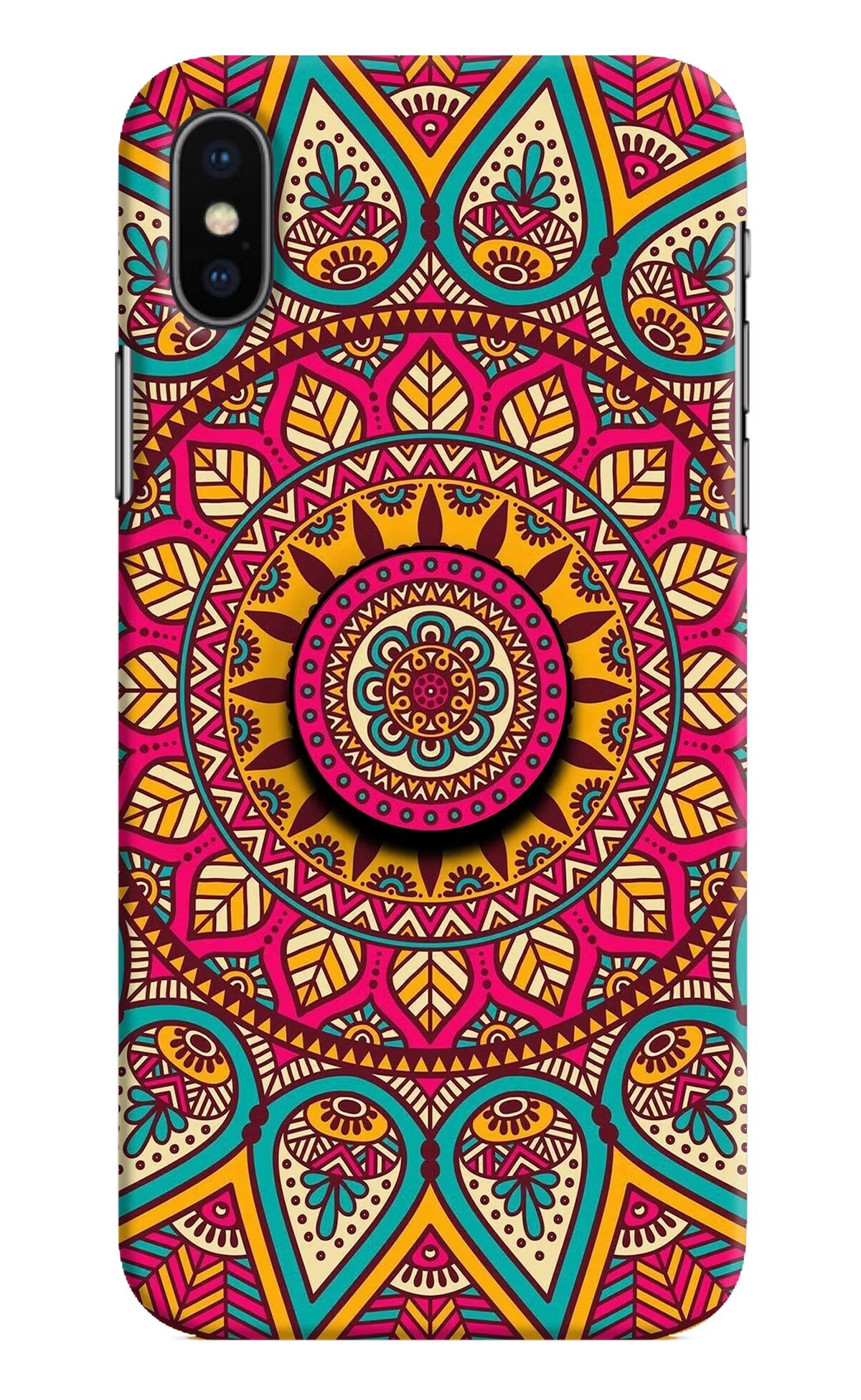 Mandala iPhone X Pop Case by Casekaro