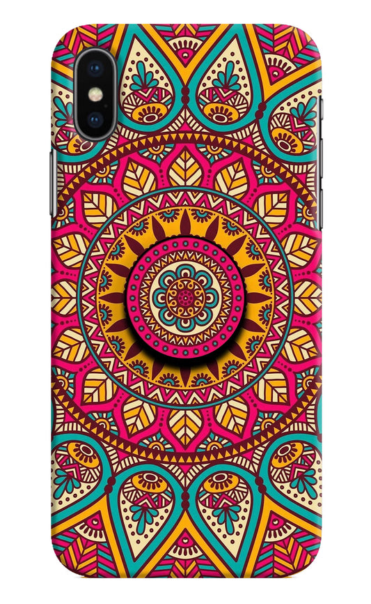 Mandala iPhone X Pop Case by Casekaro