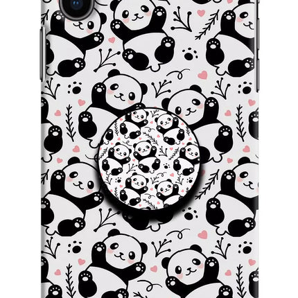 Cute Panda iPhone X Pop Case by Casekaro