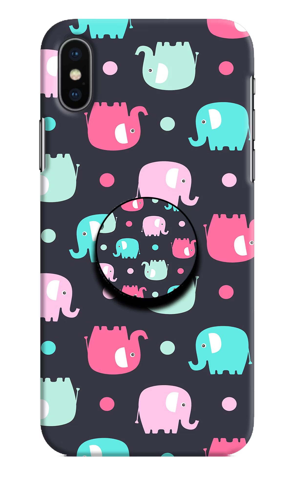 Baby Elephants iPhone X Pop Case by Casekaro