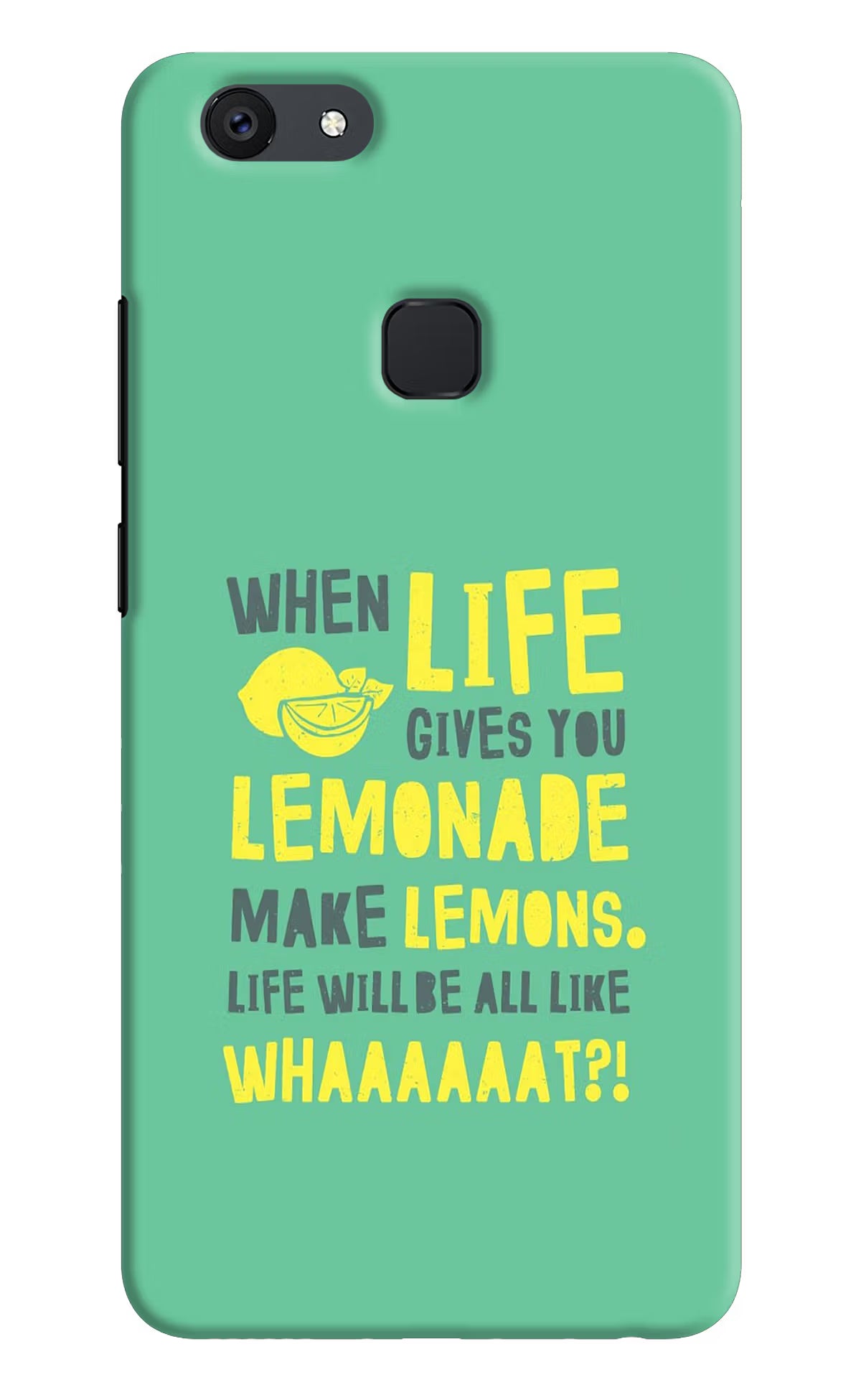 Quote Vivo V7 Hard Case Back Cover by Casekaro