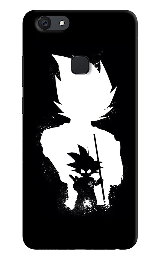 Goku Shadow Vivo V7 Hard Case Back Cover by Casekaro