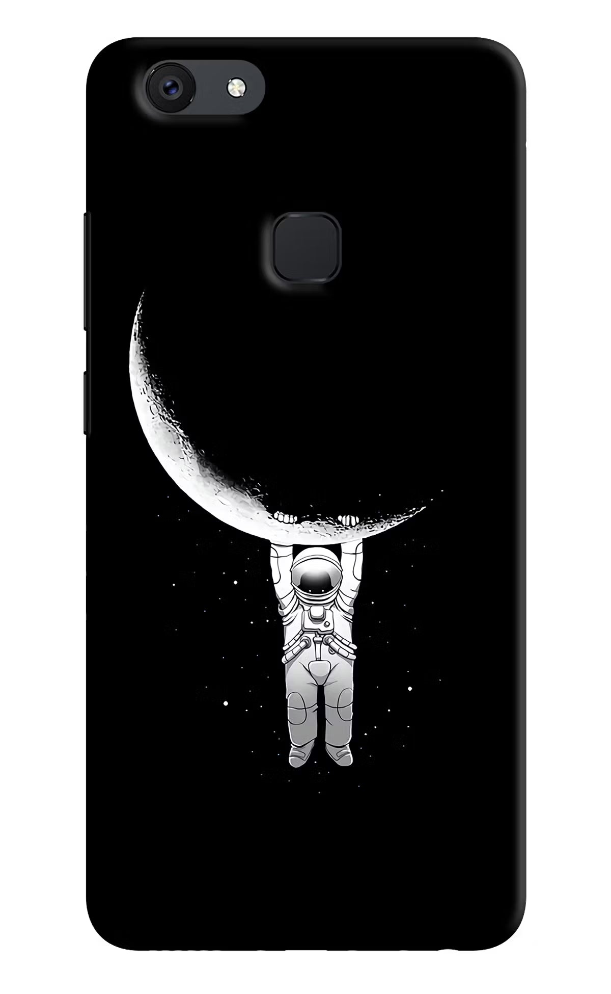 Moon Space Vivo V7 Hard Case Back Cover by Casekaro