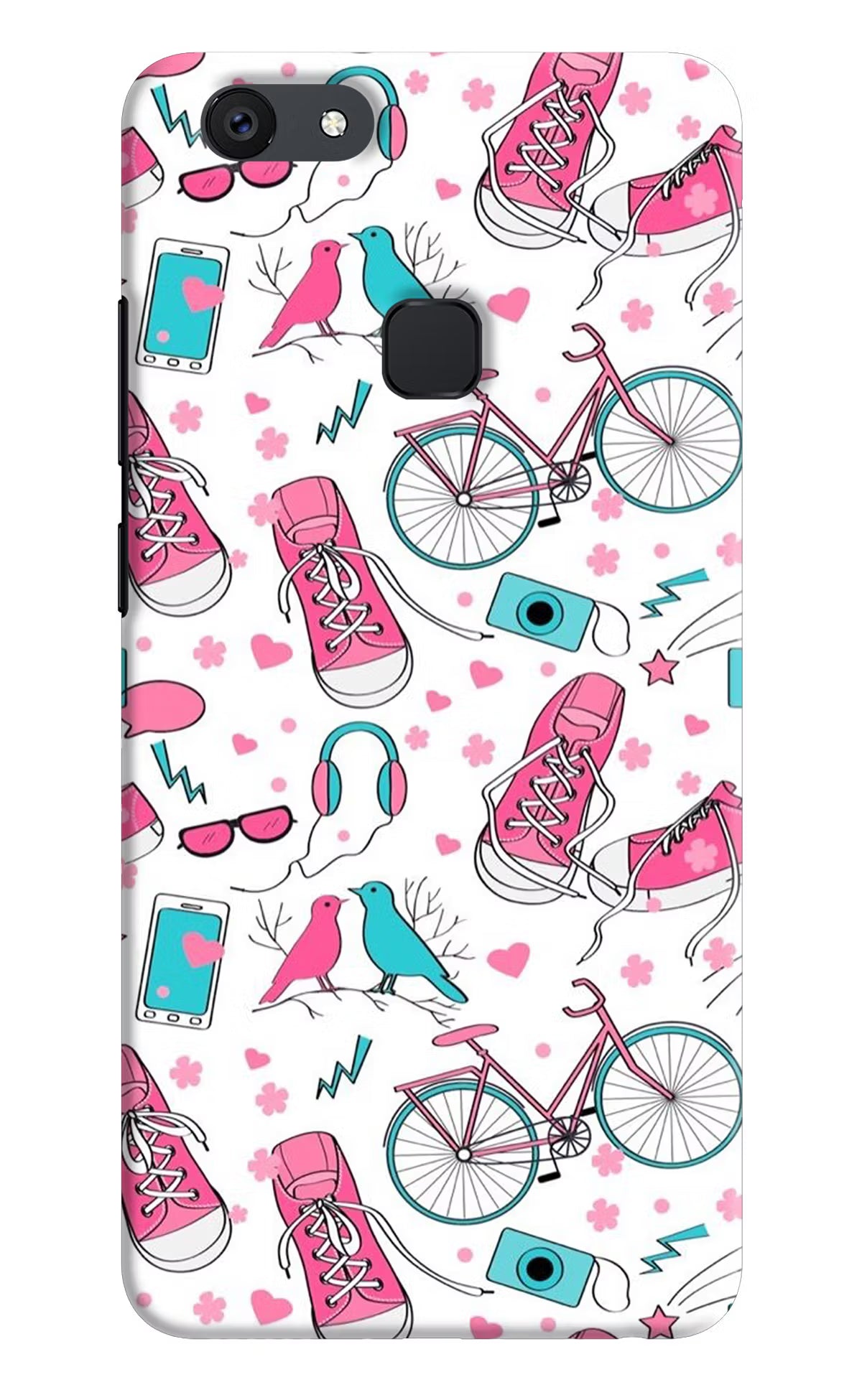 Artwork Vivo V7 Hard Case Back Cover by Casekaro