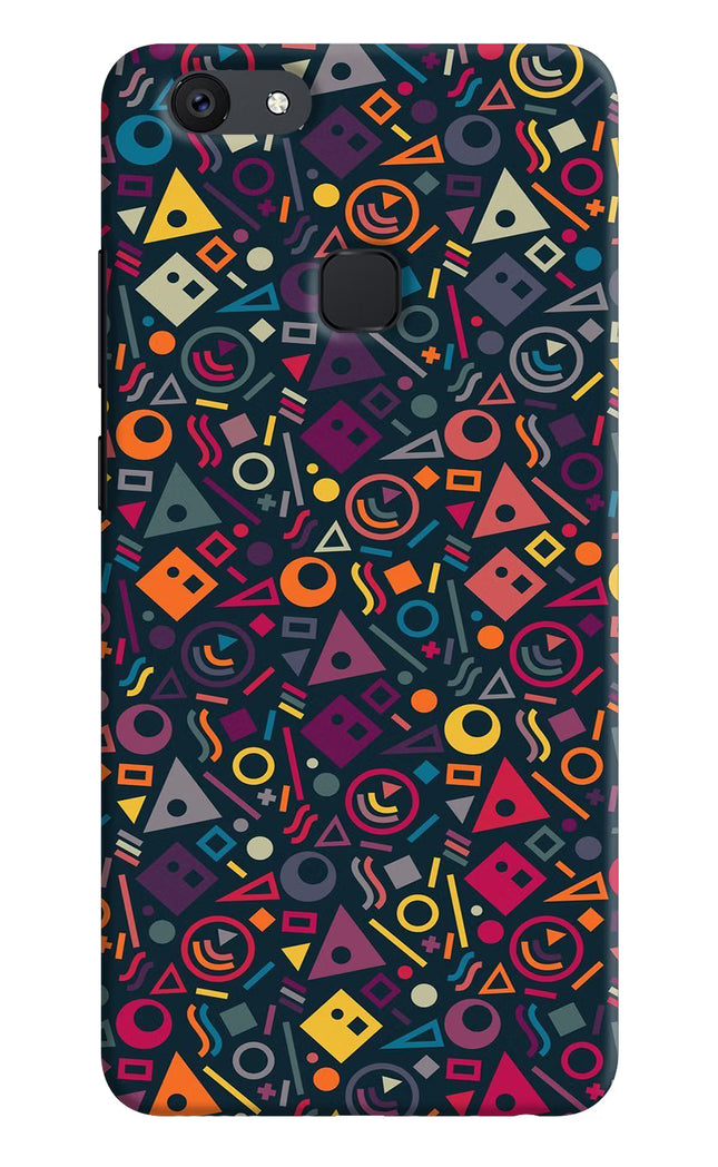 Geometric Abstract Vivo V7 Hard Case Back Cover by Casekaro