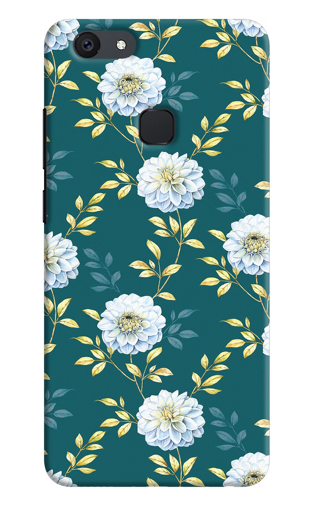 Flowers Vivo V7 Hard Case Back Cover by Casekaro