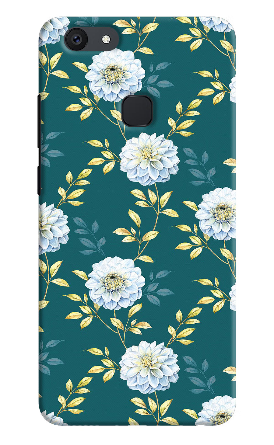 Flowers Vivo V7 Back Cover, Hard case