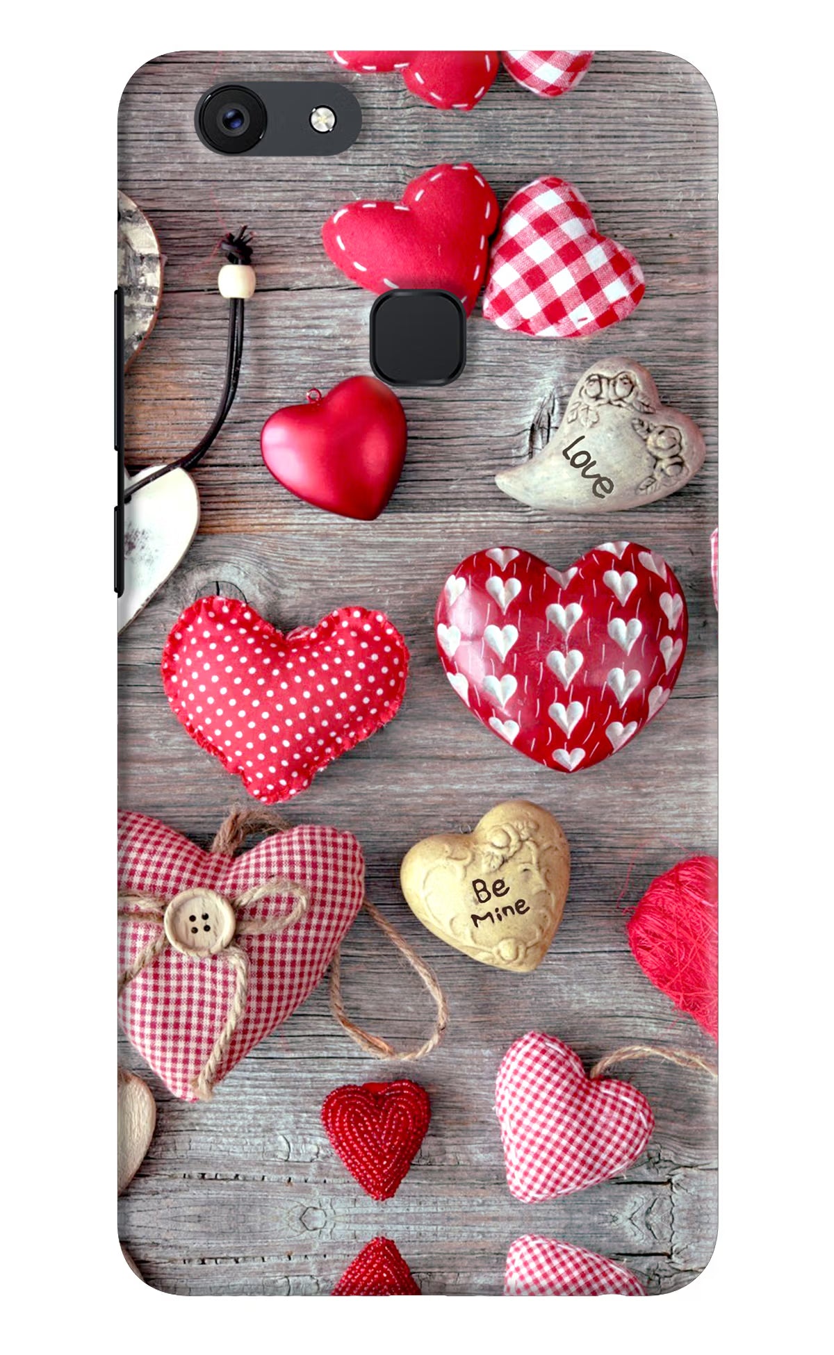 Love Wallpaper Vivo V7 Hard Case Back Cover by Casekaro