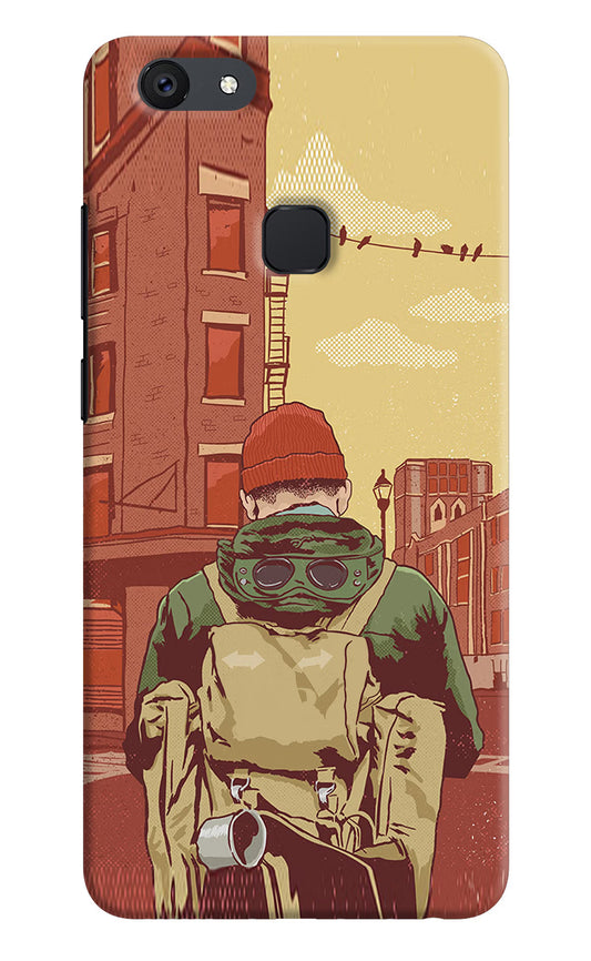 Adventurous Vivo V7 Hard Case Back Cover by Casekaro