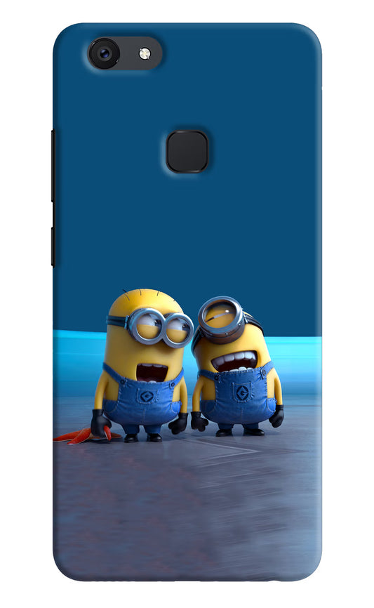 Minion Laughing Vivo V7 Hard Case Back Cover by Casekaro