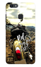 Ride More Worry Less Vivo V7 Hard Case Back Cover by Casekaro