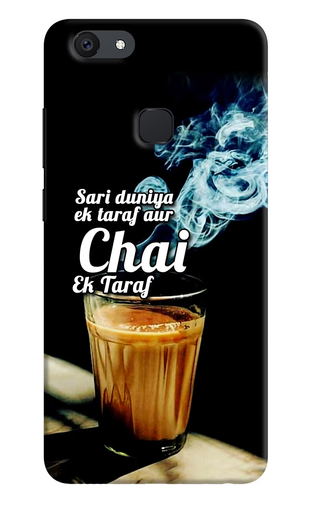 Chai Ek Taraf Quote Vivo V7 Hard Case Back Cover by Casekaro