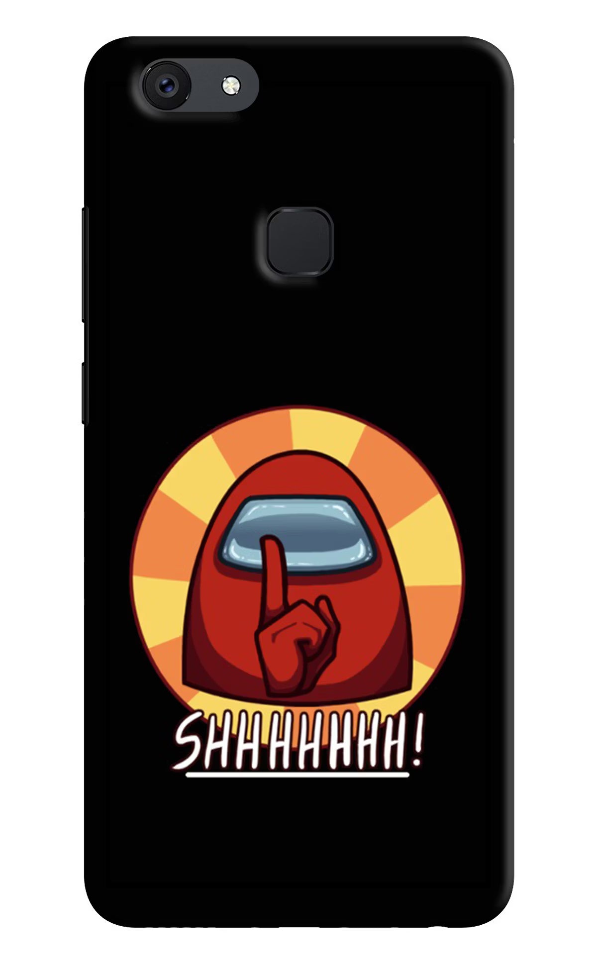 Among Us Shhh! Vivo V7 Hard Case Back Cover by Casekaro