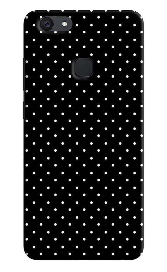White Dots Vivo V7 Hard Case Back Cover by Casekaro