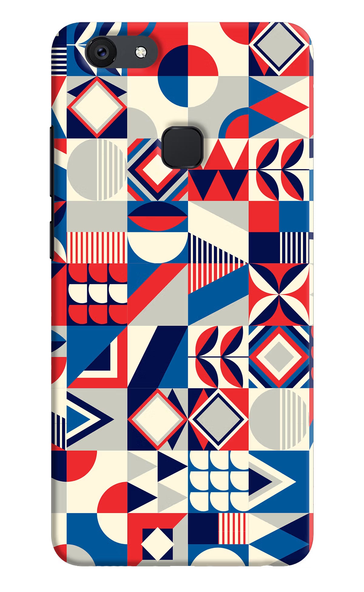 Colorful Pattern Vivo V7 Hard Case Back Cover by Casekaro