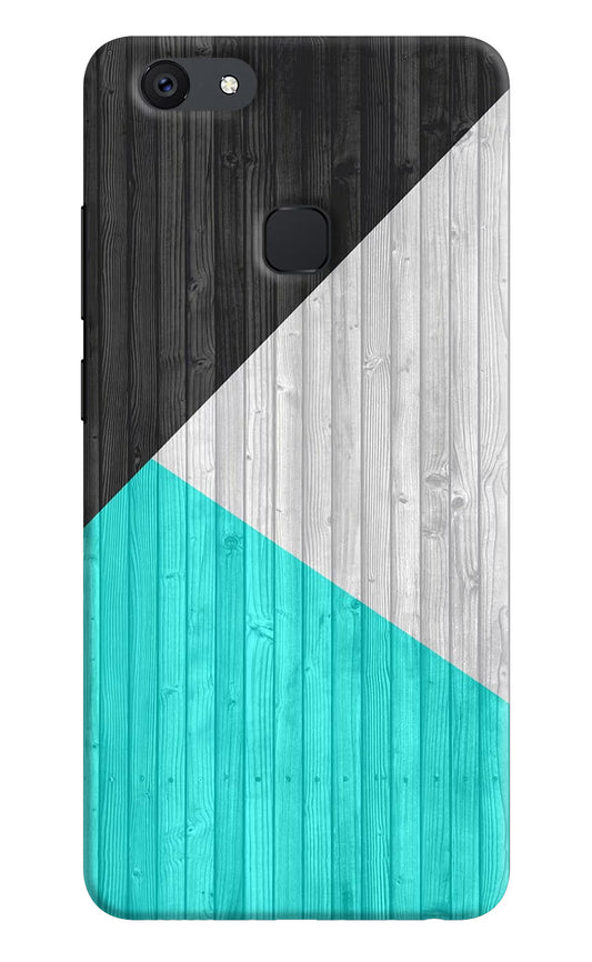 Wooden Abstract Vivo V7 Hard Case Back Cover by Casekaro