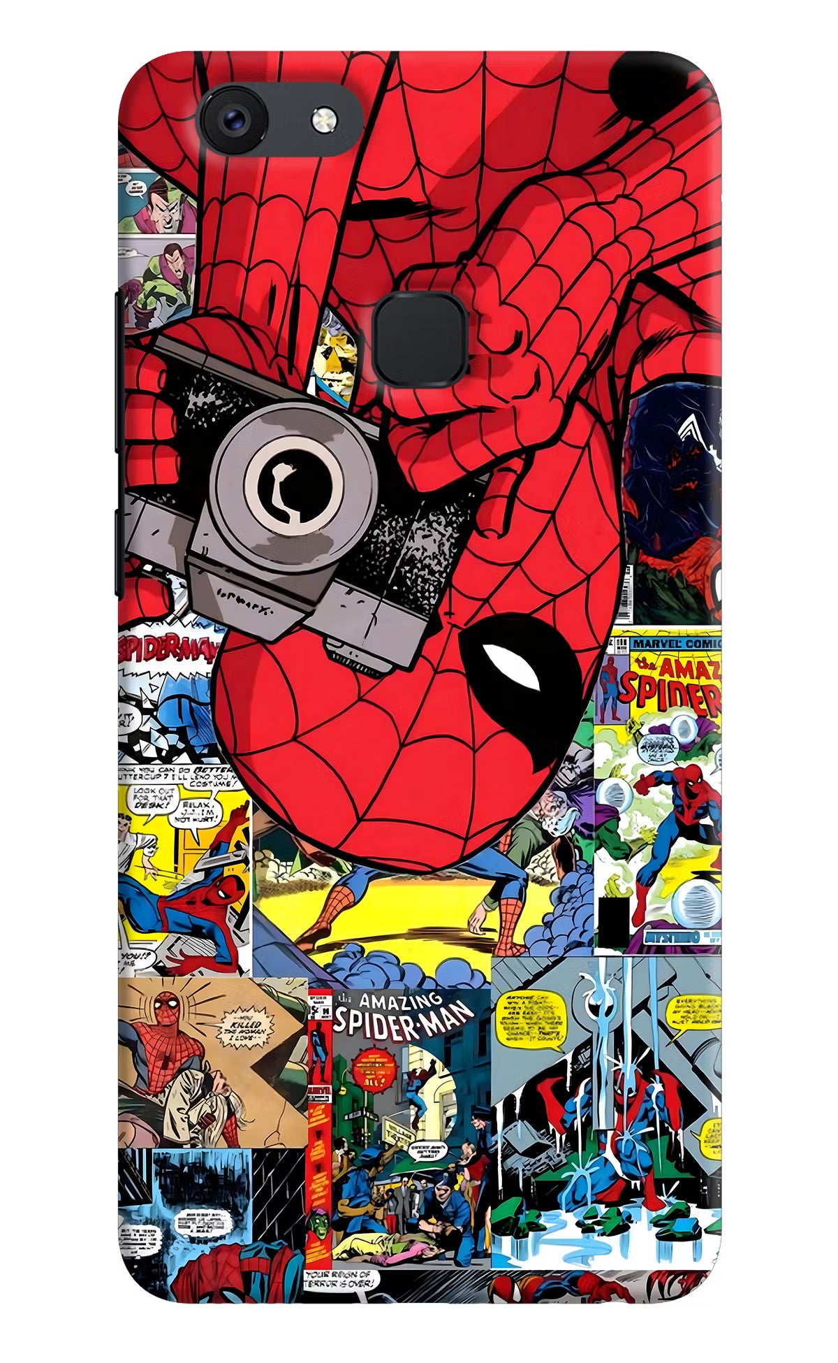Spider Man Vivo V7 Hard Case Back Cover by Casekaro