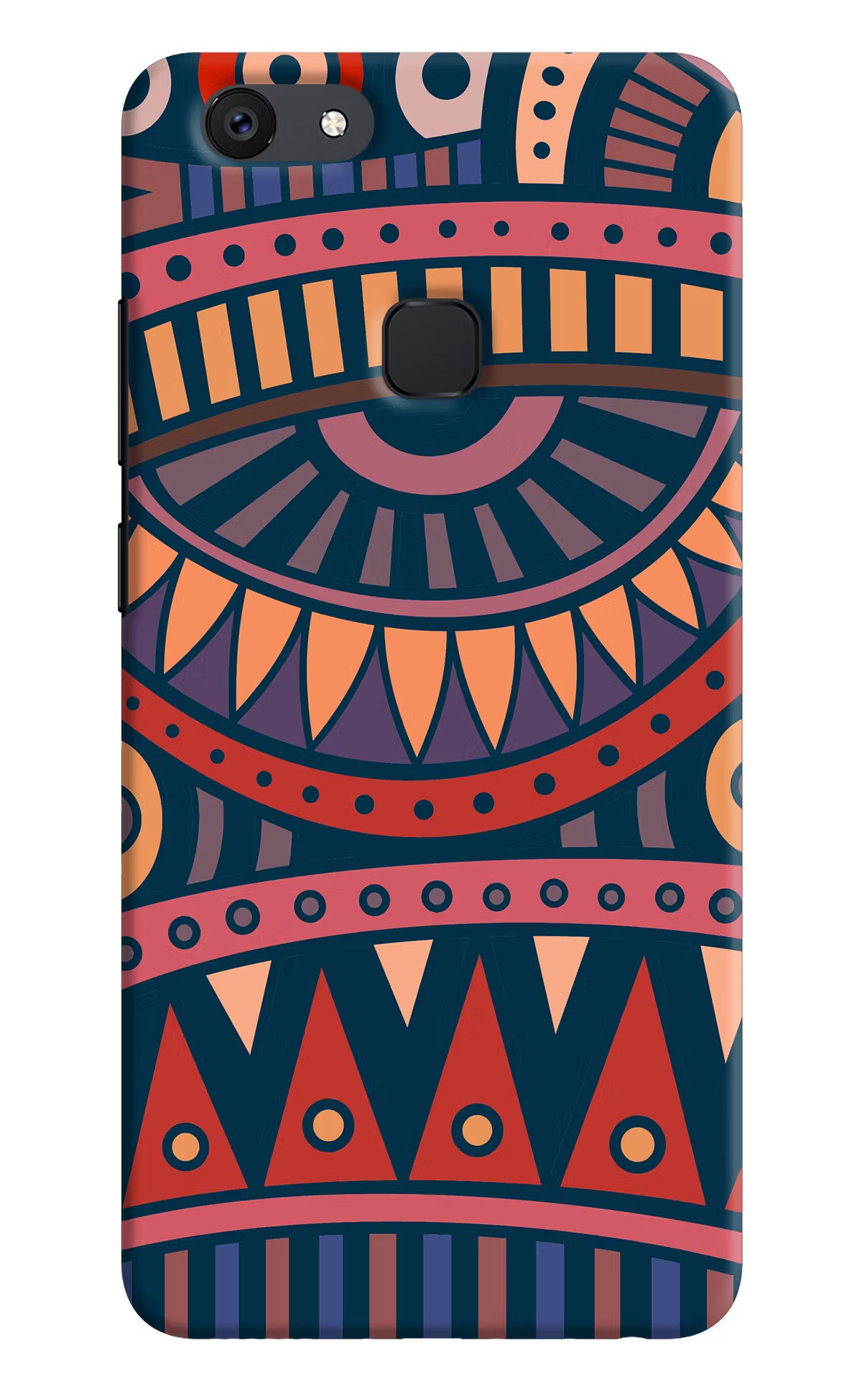 African Culture Design Vivo V7 Hard Case Back Cover by Casekaro