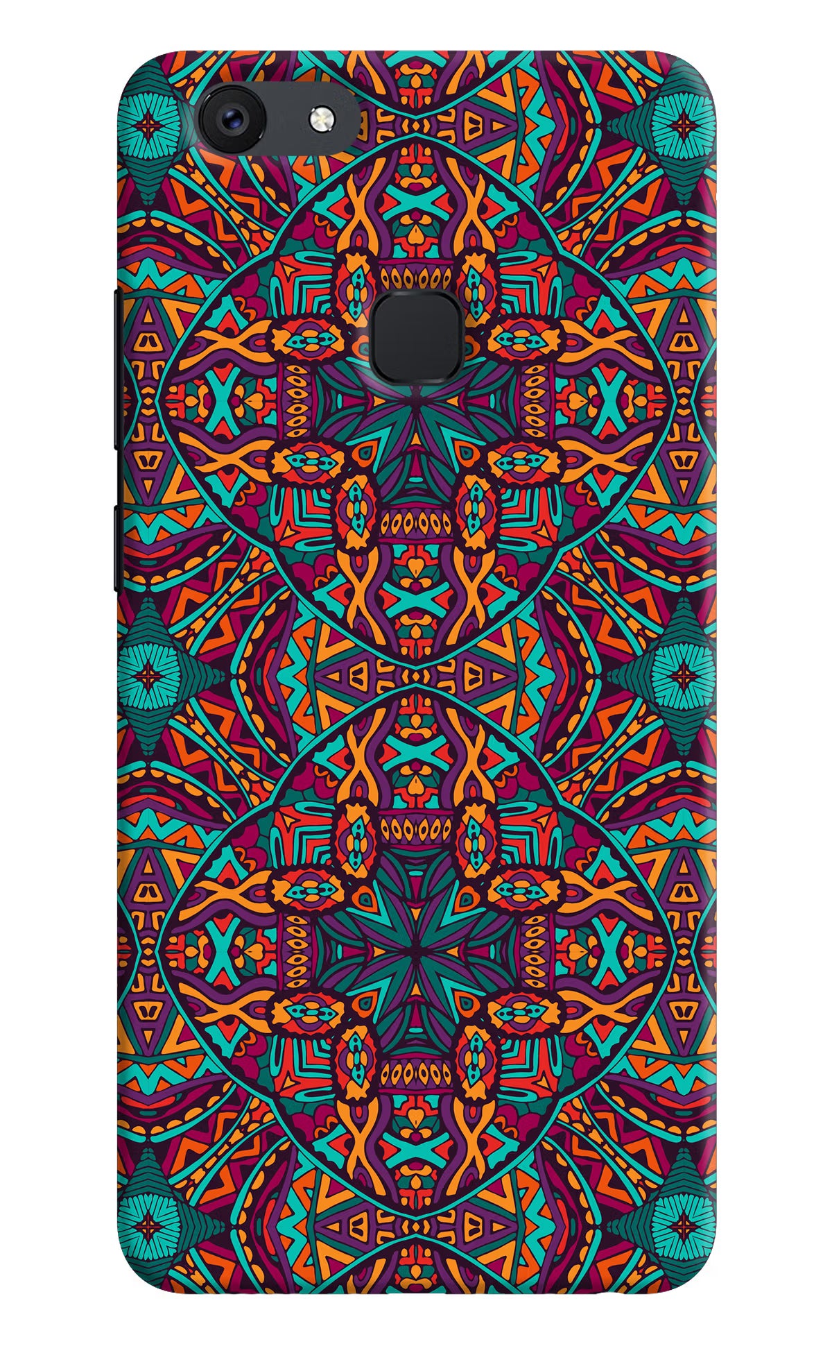 Colour Mandala Vivo V7 Hard Case Back Cover by Casekaro