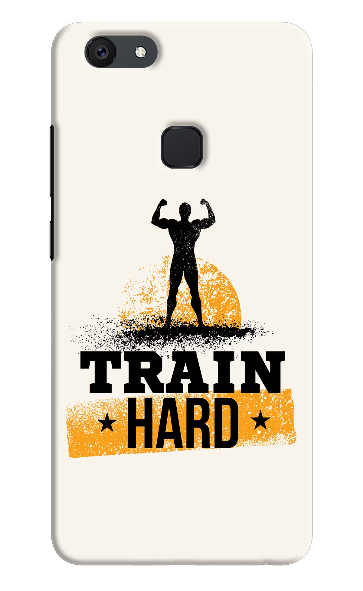 Train Hard Vivo V7 Hard Case Back Cover by Casekaro