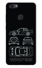 WRC'99 Vivo V7 Hard Case Back Cover by Casekaro