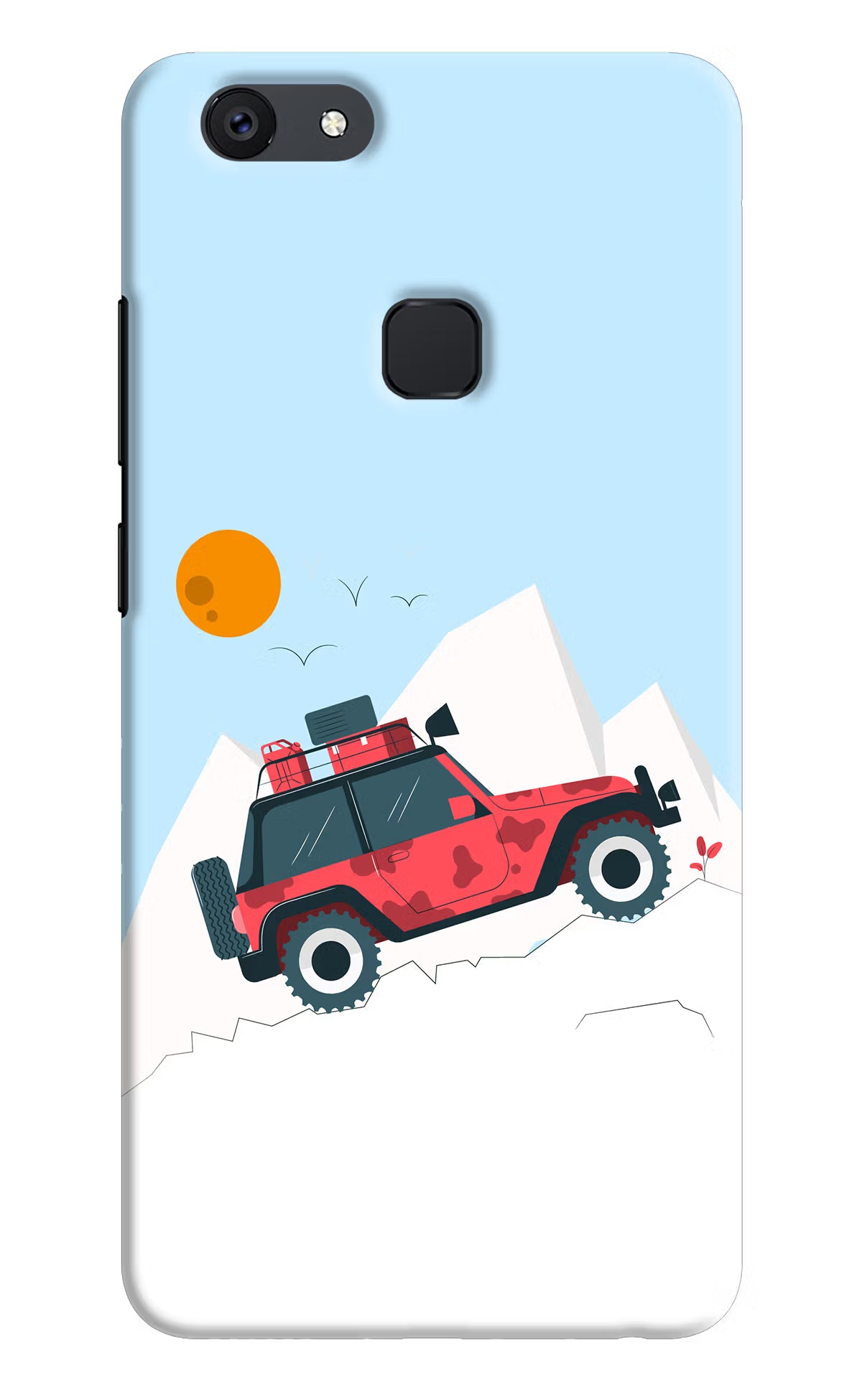 Mountain Trail Beast Vivo V7 Hard Case Back Cover by Casekaro