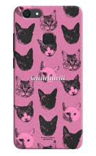 Pink Cats Vivo V7 Hard Case Back Cover by Casekaro