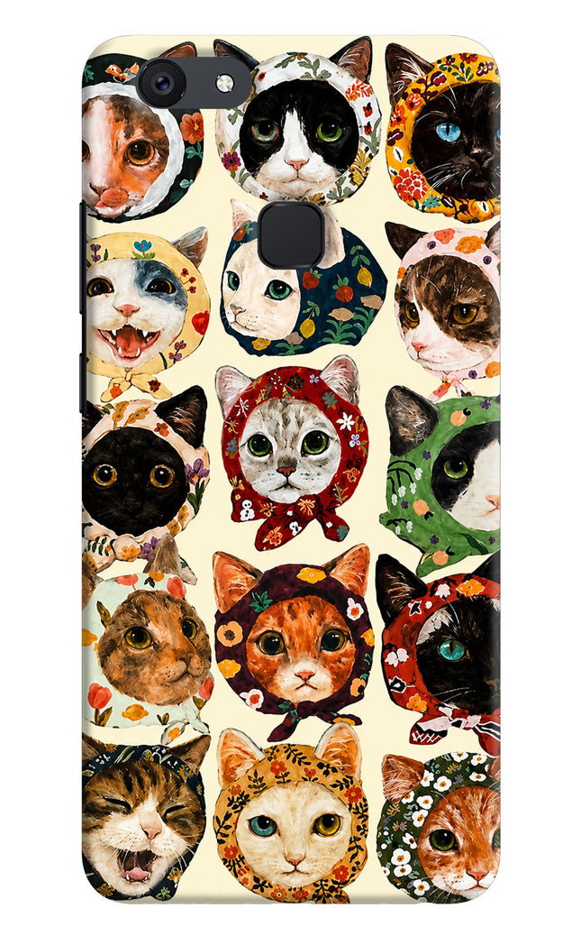 Cool Cat Vivo V7 Hard Case Back Cover by Casekaro
