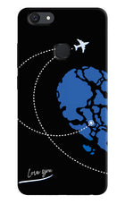 Love Orbit Vivo V7 Hard Case Back Cover by Casekaro