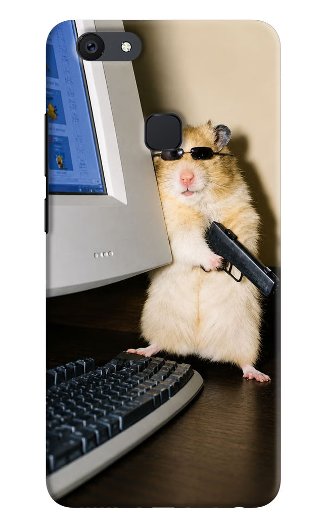 Hacker Hamster Vivo V7 Hard Case Back Cover by Casekaro