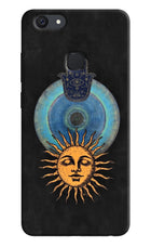 Divine Sun Vivo V7 Hard Case Back Cover by Casekaro