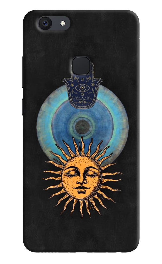 Divine Sun Vivo V7 Hard Case Back Cover by Casekaro