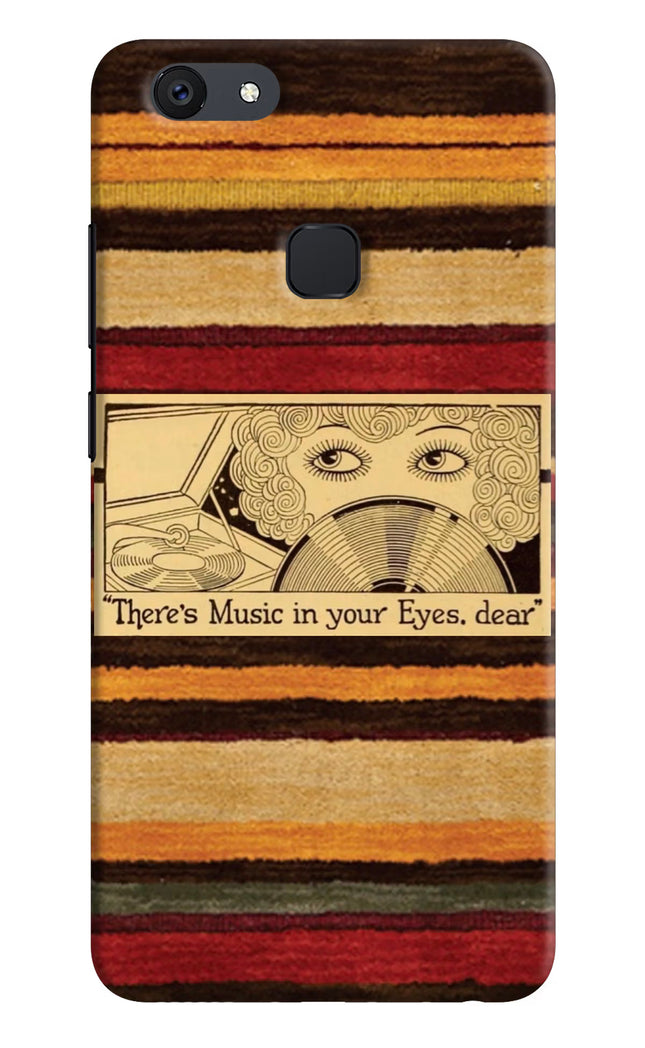 Vinyl Stripes Vivo V7 Hard Case Back Cover by Casekaro