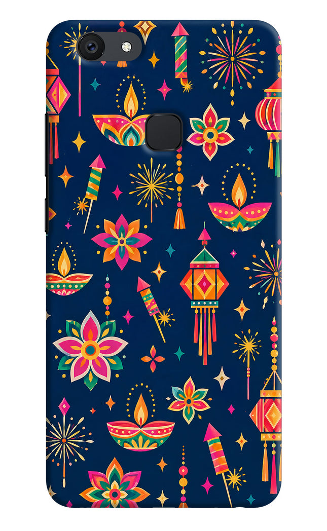 Festive Pop Vivo V7 Hard Case Back Cover by Casekaro