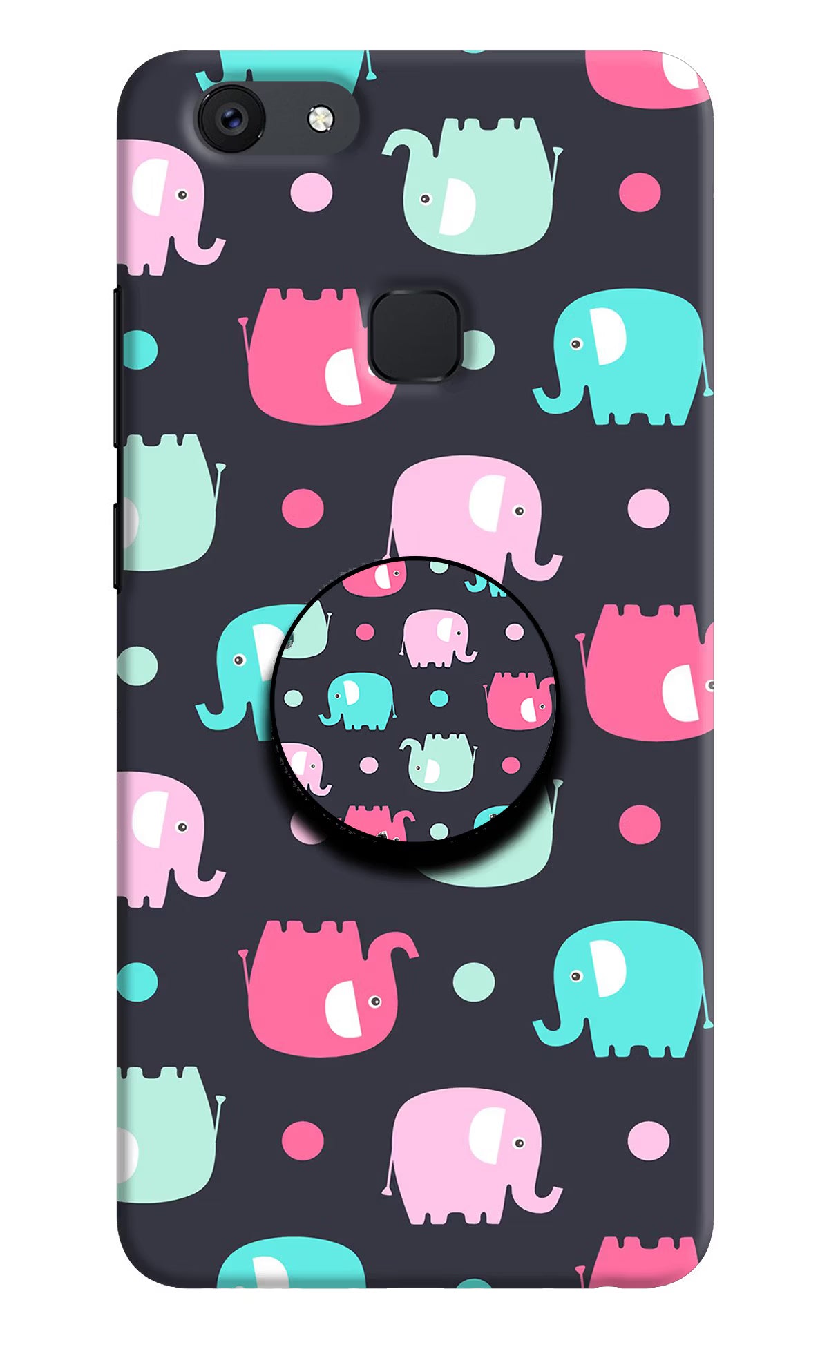 Baby Elephants Vivo V7 Pop Case by Casekaro
