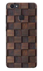 Wooden Cube Design Vivo V7 plus Hard Case Back Cover by Casekaro