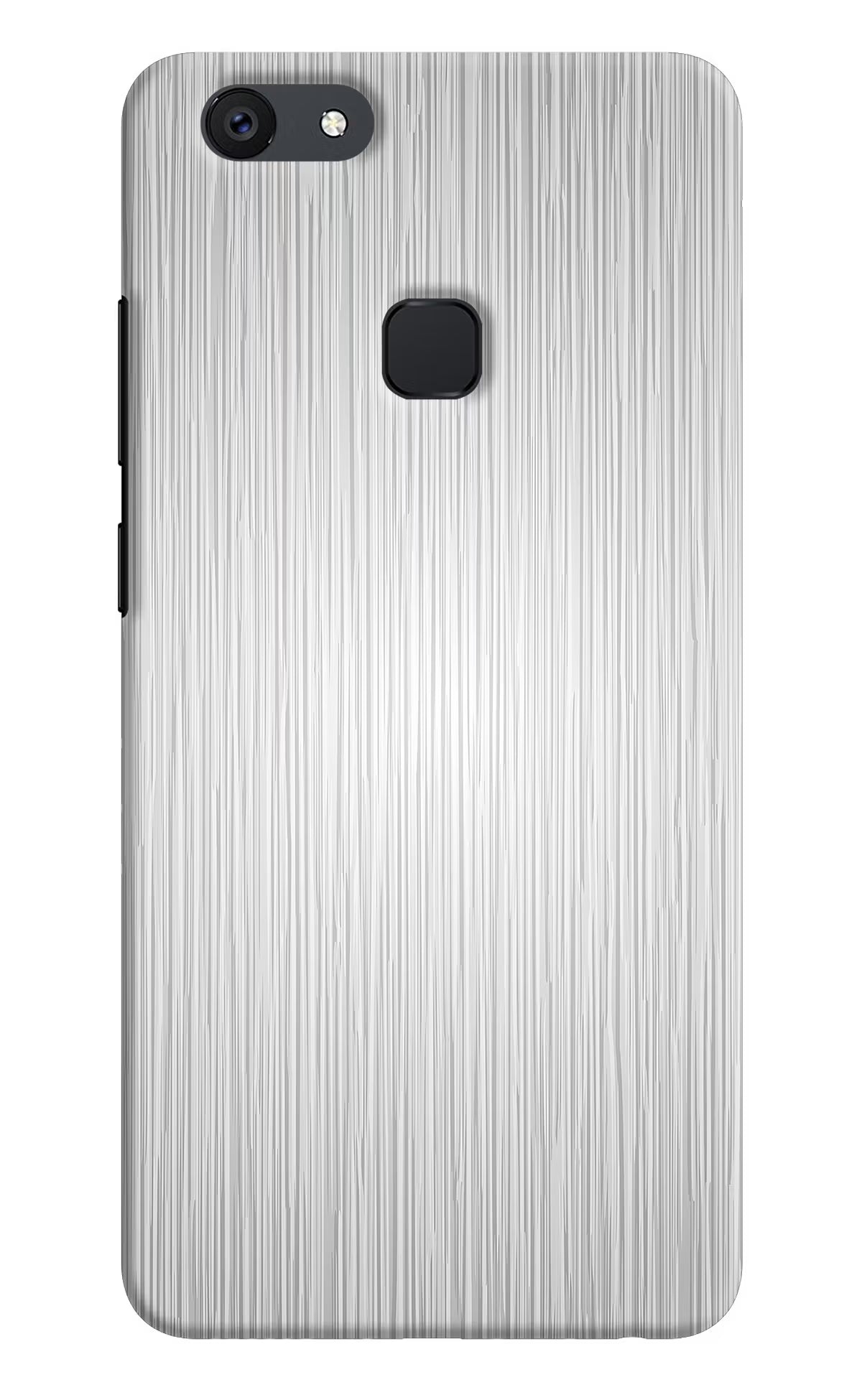 Wooden Grey Texture Vivo V7 plus Hard Case Back Cover by Casekaro