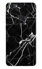 Black Marble Pattern Vivo V7 plus Hard Case Back Cover by Casekaro