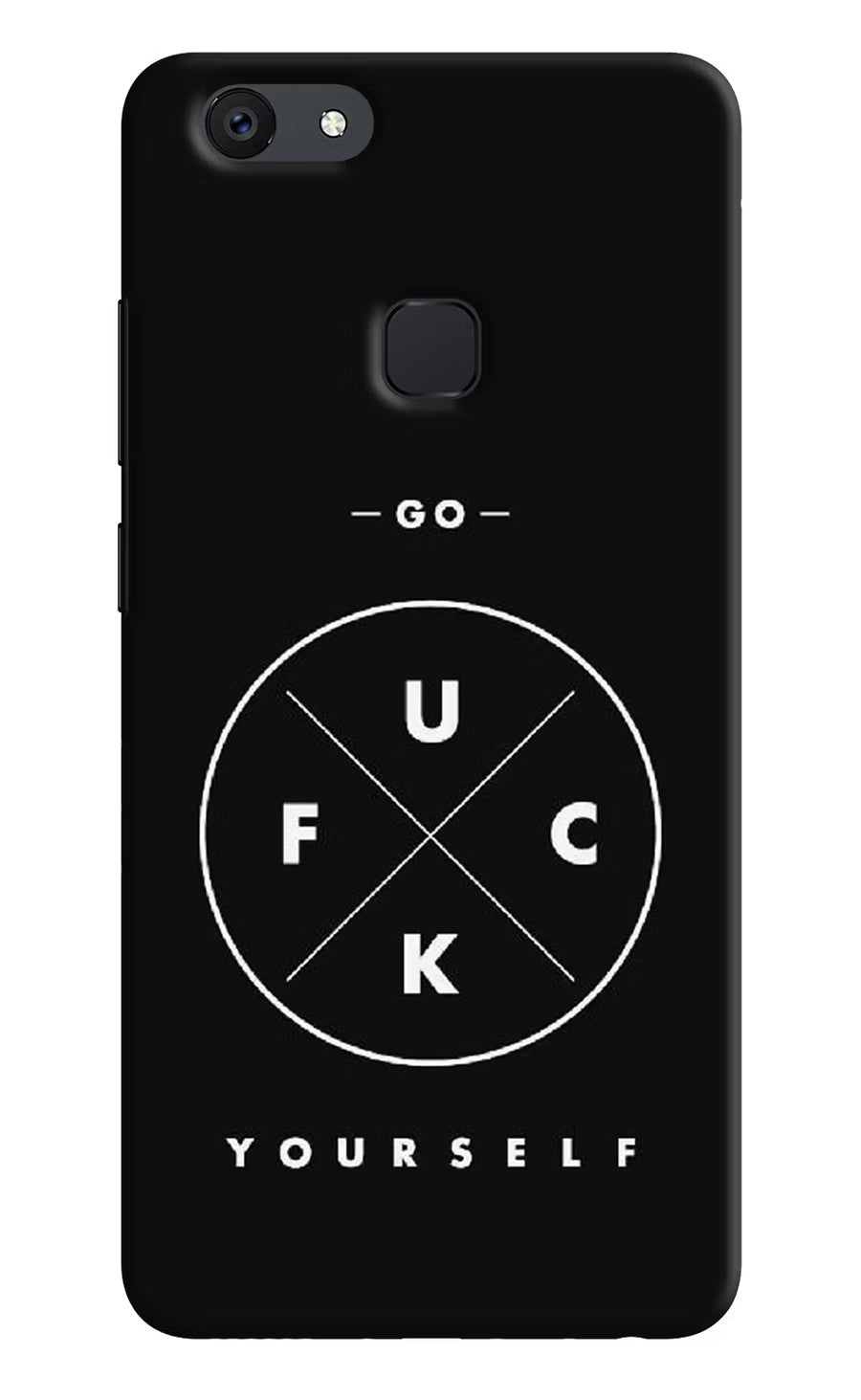 Go Fuck Yourself Vivo V7 plus Back Cover, Hard case