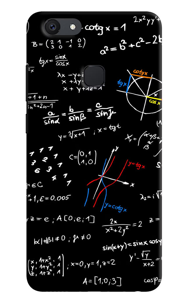 Mathematics Formula Vivo V7 plus Hard Case Back Cover by Casekaro