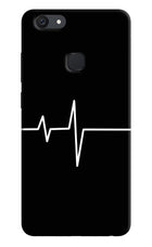 Heart Beats Vivo V7 plus Hard Case Back Cover by Casekaro