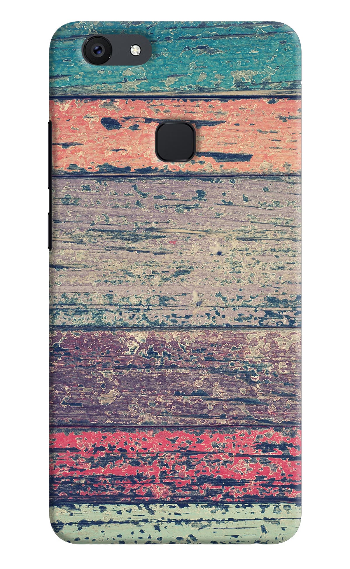 Colourful Wall Vivo V7 plus Hard Case Back Cover by Casekaro