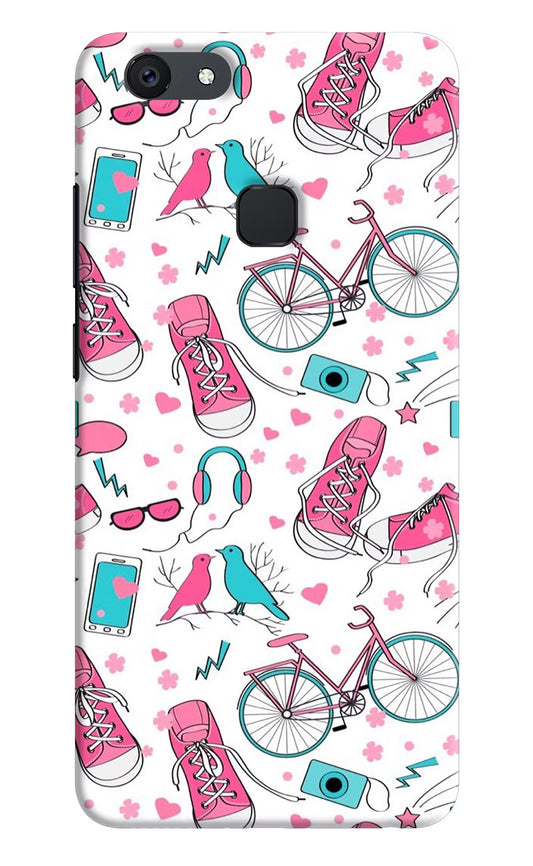 Artwork Vivo V7 plus Hard Case Back Cover by Casekaro