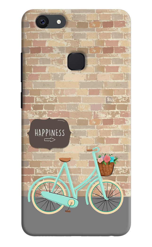 Happiness Artwork Vivo V7 plus Hard Case Back Cover by Casekaro